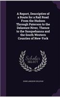 A Report, Descriptive of a Route for a Rail Road From the Hudson Through Paterson to the Delaware River, Thence to the Susquehanna and the South Western Counties of New-York