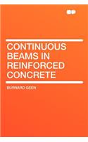 Continuous Beams in Reinforced Concrete
