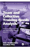 Team and Collective Training Needs Analysis