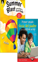 Getting Students and Parents Ready for First Grade (Spanish) 2-Book Set: (Learn-At-Home)