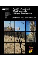 Post-Fire Treatment Effectiveness for Hillslope Stabilization