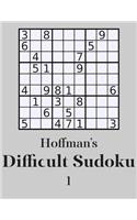 Hoffman's Difficult Sudoku 1: 250 Fun Puzzles