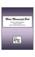 Music Manuscript Book (Purple)