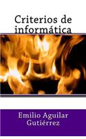 Criterios de informática