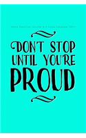 Daily Exercise Journal & Fitness Calendar 2017