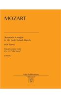 Sonata in A major: with Turkish March(English)
