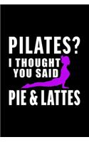 Pilates I Thought You Said Pie and Lattes