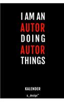 Kalender für Autoren / Autor / Autorin