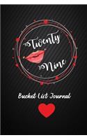 Twenty Nine Bucket List Journal