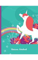 Magical Unicorn #03, Unicorn Wide Ruled Journal Notebook for Girls, Unicorn Diary for Kids, Unicorn Journal for Boys