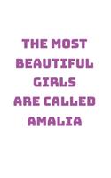 Amalia Girl Woman Notebook