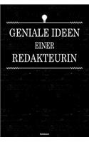 Geniale Ideen einer Redakteurin Notizbuch