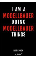 Notizbuch für Modellbauer: Originelle Geschenk-Idee [120 Seiten weisses blanko Papier]