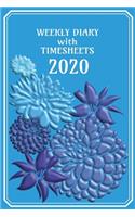 Weekly Diary with TimeSheets 2020