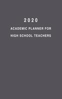 2020 Academic Planner For High School Teachers