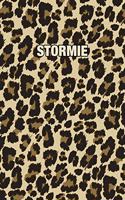 Stormie: Personalized Notebook - Leopard Print (Animal Pattern). Blank College Ruled (Lined) Journal for Notes, Journaling, Diary Writing. Wildlife Theme Des