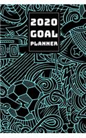 2020 Goal Planner: 2019-2020 Weekly Planner and Organizer Book for Soccer/Football Lovers & Fans - 6 x 9 Dated Agenda - Blank Graph Paper - October 2019 - December 202(12 Soccer Lovers)