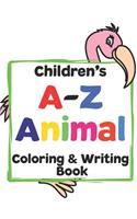 Children's A-Z Coloring and Writing Book