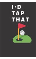 i`d tap that GOLF LOG BOOK