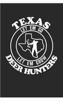 Texas Deer Hunters: Deer hunting journal, deer hunting gifts for men funny: Deer Hunters Track Record of Species, Location, Gear - Shooting Seasons Dates