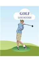 Golf Log Score: Golf Log Score, Golfing Log, Personalized Golf Gift. A Golf Log Journal Score Card Record The Course, Track Your Game Stats, Scorecard Template