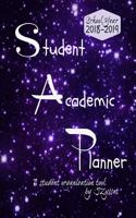 Student Acedemic Planner-Student Organization Tool: Yearly, Monthly, Daily, Journal Pages, Trackers in a Galaxy Theme