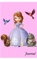 Journal: An 80 Page Princess Sofia Themed Colorful Diary and Notebook