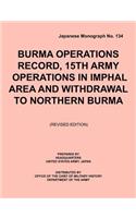 Burma Operations Record