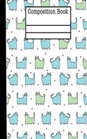 Cats Composition Notebook - 4x4 Quad Ruled