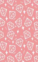 Diamond Notebook: Women Journal Notebook Lined Ruled Book Page For Kids Teen Girl Great For Writing Kawaii Diary Note Pad School Princess Chic Composition Book Doodle(4 Diamond Notebook)