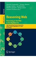 Reasoning Web. Reasoning and the Web in the Big Data Era