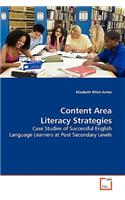 Content Area Literacy Strategies