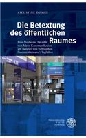 Die Betextung Des Offentlichen Raumes