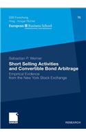 Short Selling Activities and Convertible Bond Arbitrage