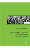 Le Lien Politique À l'Épreuve de l'Environnement