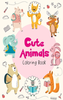 Cute Animals Coloring Book