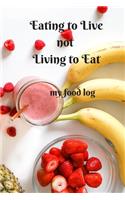 Eating to Live not Living to Eat