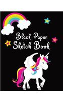 Black Paper Sketch Book