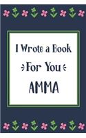 I Wrote a Book For You Amma