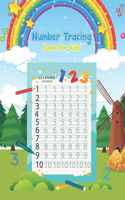 Number tracing book For Kids
