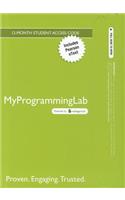 Mylab Programming with Pearson Etext -- Access Card -- For Introduction to Programming Using Python