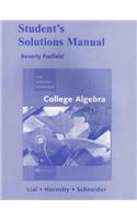 Student Solutions Manual for College Algebra