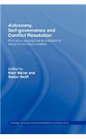 Autonomy, Self Governance and Conflict Resolution