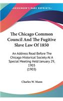 Chicago Common Council And The Fugitive Slave Law Of 1850