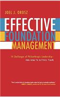 Effective Foundation Management