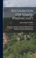 Restauration Der Staats-Wissenschaft