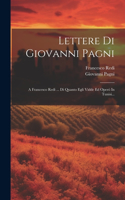 Lettere Di Giovanni Pagni