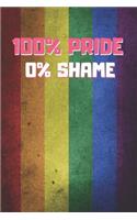 100% Pride 0% Shame