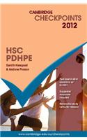 Cambridge Checkpoints HSC Personal Development, Health and Physical Education 2012