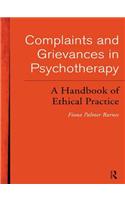 Complaints and Grievances in Psychotherapy